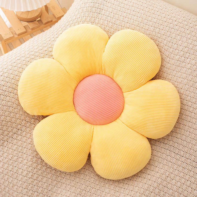 Sioloc Flower Pillow, 19.6inch, Flower Shaped Throw Pillow Butt Cushion Flower Floor Pillow,Seating Cushion,Cute Room Decor & Plush Pillow For Bedroom Sofa Chair