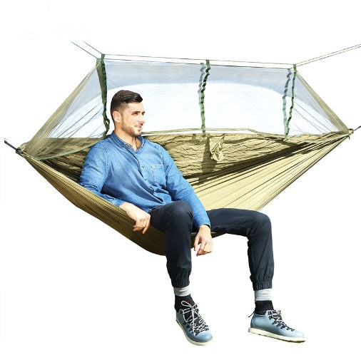 Outdoor Parachute Cloth Hammock Couble