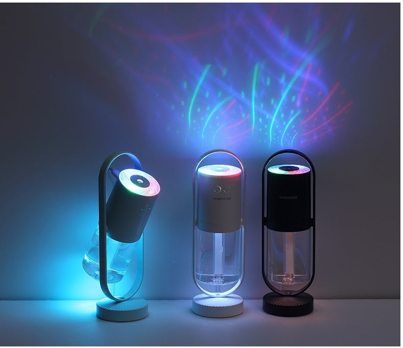 Projection Night Lights Ultrasonic Car Maker Mini Office Air Purifier