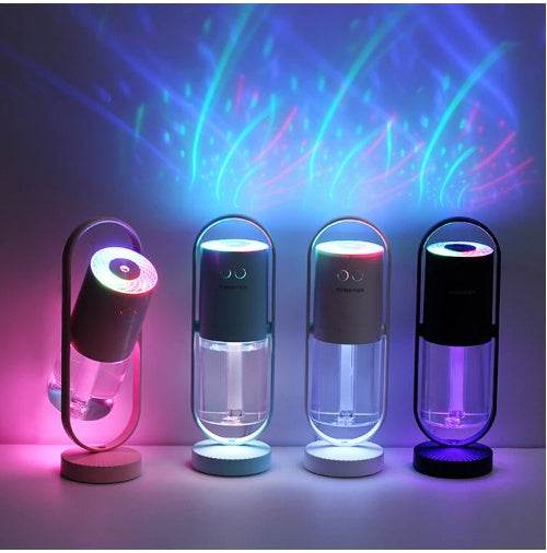 Projection Night Lights Ultrasonic Car Maker Mini Office Air Purifier