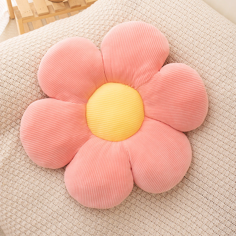 Sioloc Flower Pillow, 19.6inch, Flower Shaped Throw Pillow Butt Cushion Flower Floor Pillow,Seating Cushion,Cute Room Decor & Plush Pillow For Bedroom Sofa Chair